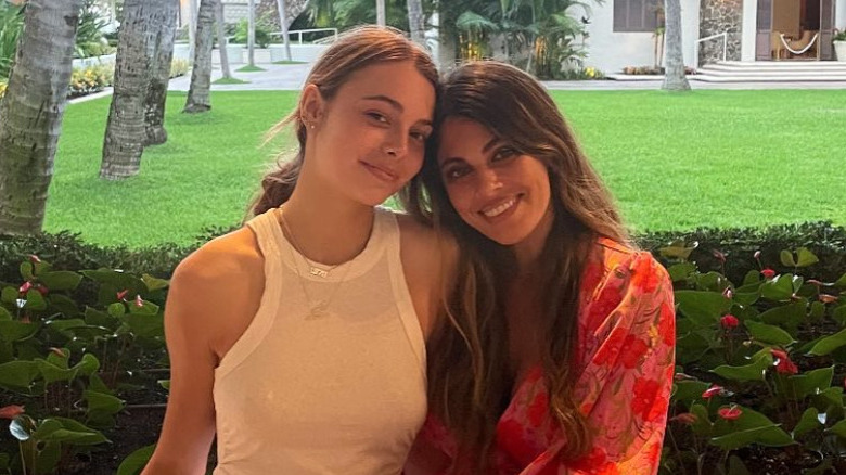 Isabella Hartley and Lindsay Korman-Hartley smiling