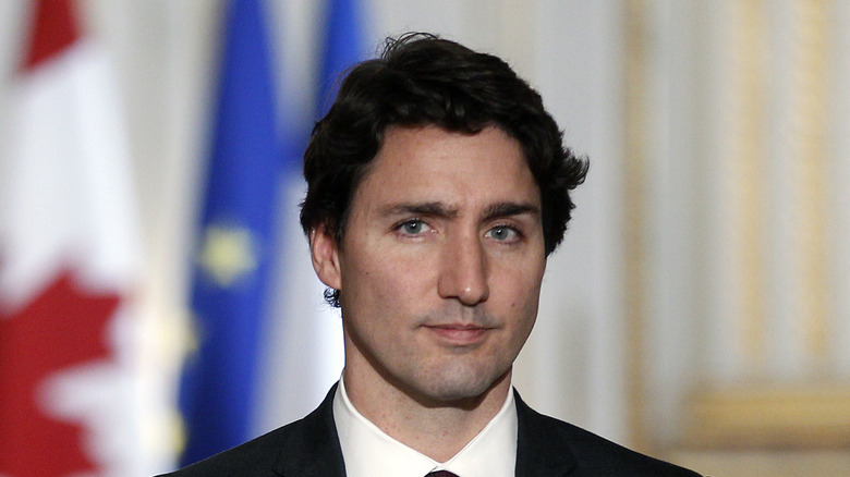 Justin Trudeau at Elysee Presidential Palace