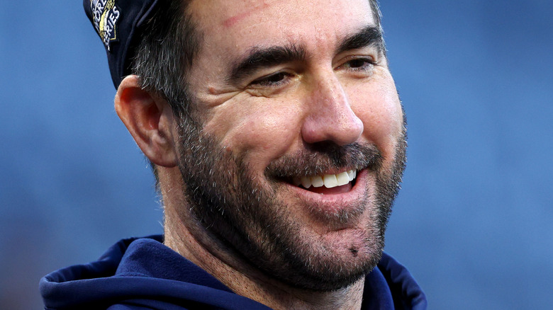 Justin Verlander smiling