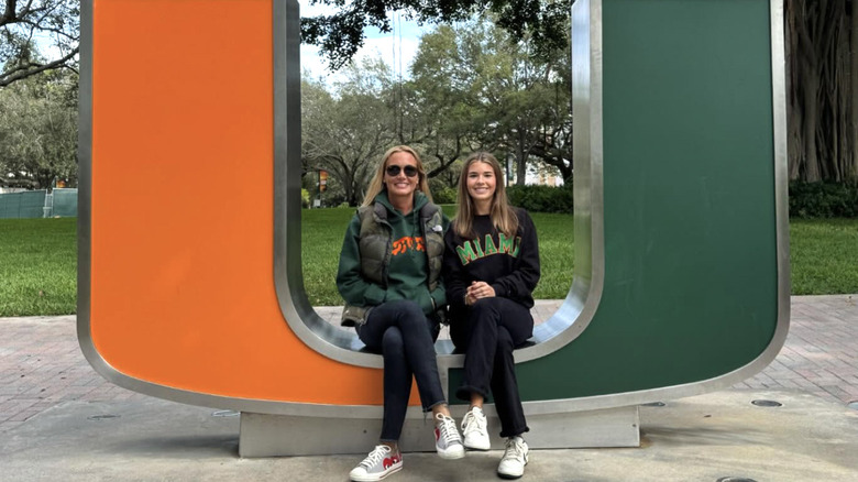 Kai Trump and Vanessa Trump posing for a photo