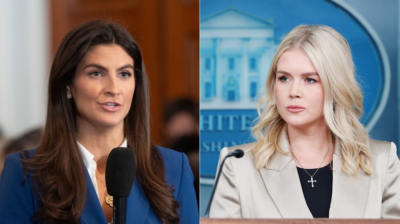 Kaitlan Collins and Karoline Leavitt side-by-side