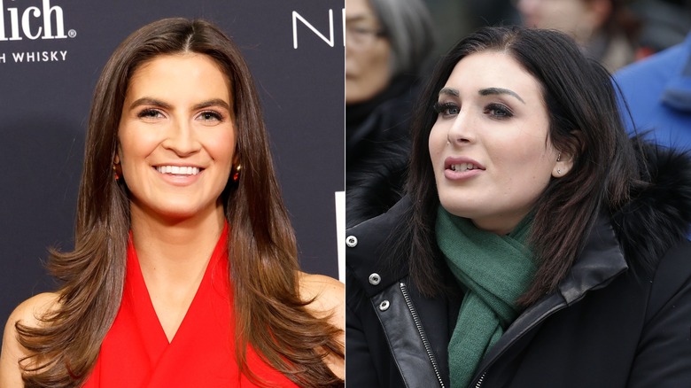 Split image of Kaitlan Collins and Laura Loomer