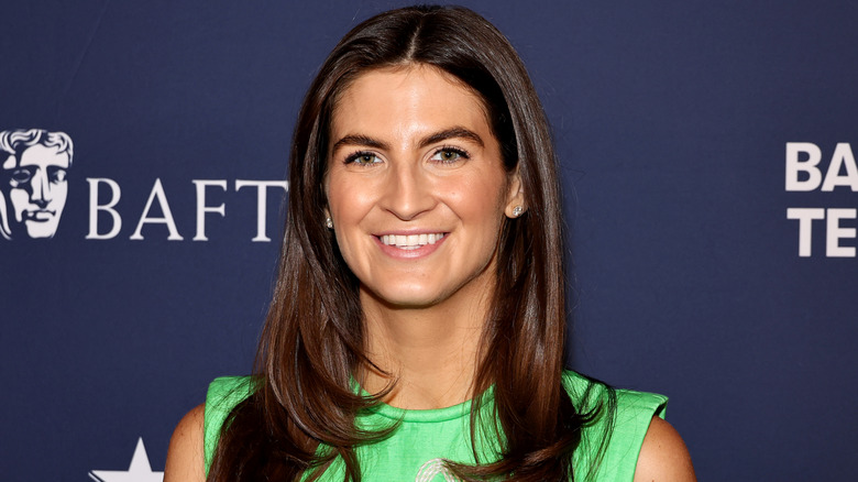 Kaitlan Collins smiling on the red carpet