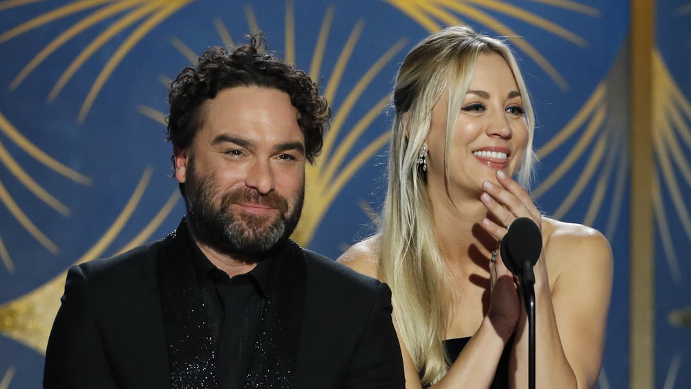 Johnny Galecki and Kaley Cuoco