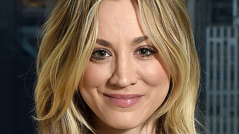 Kaley Cuoco smiling