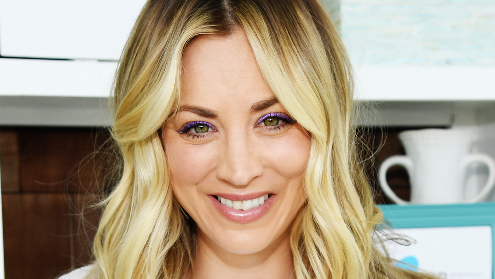 Kaley Cuoco smiling