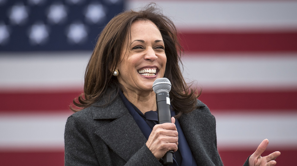 Kamala Harris campaigning for the 2020 presidential election