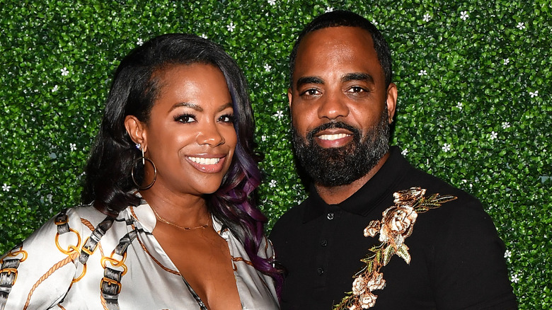 Kandi Burruss, Todd Tucker, 2021 photo smiling