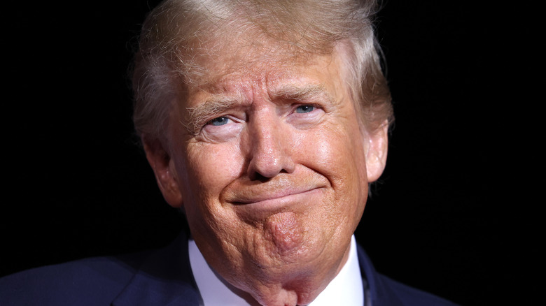 Donald Trump smiling