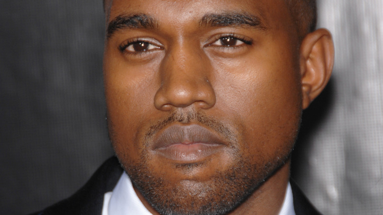 Kanye west looking off camera