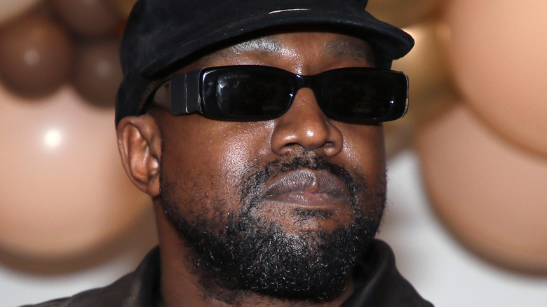 Kanye West at a Thanksgiving event 