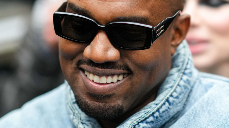 Kanye "Ye" West speaking at an event