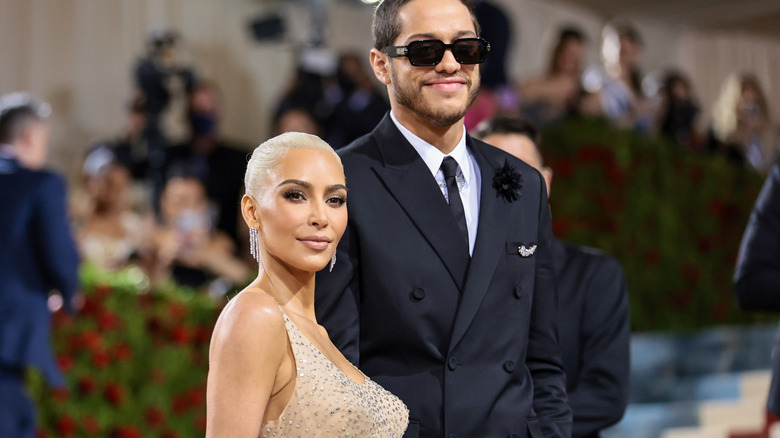 Kim Kardashian at the Met Gala with Pete Davidson