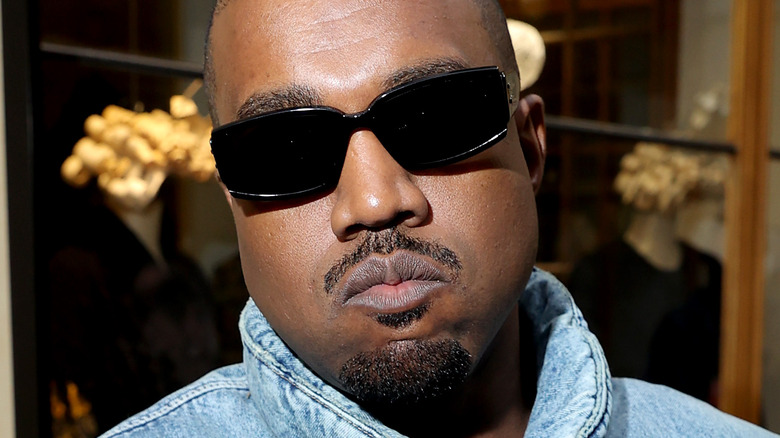 Kanye 'Ye' West wearing sunglasses