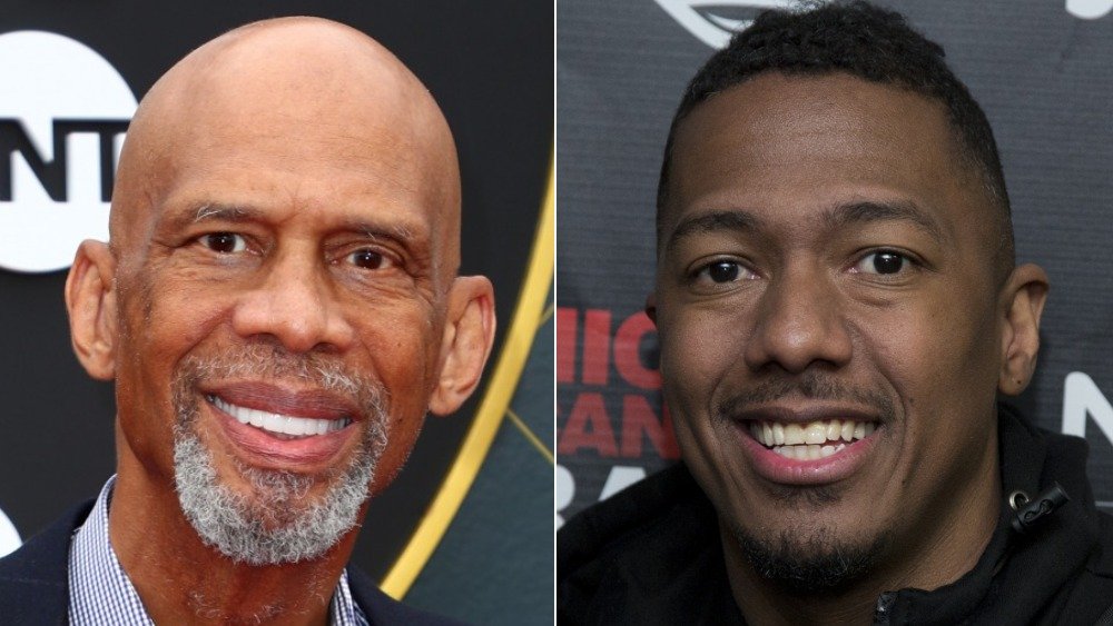 Kareem Abdul-Jabbar and Nick Cannon