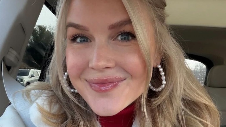 Karoline Leavitt car selfie