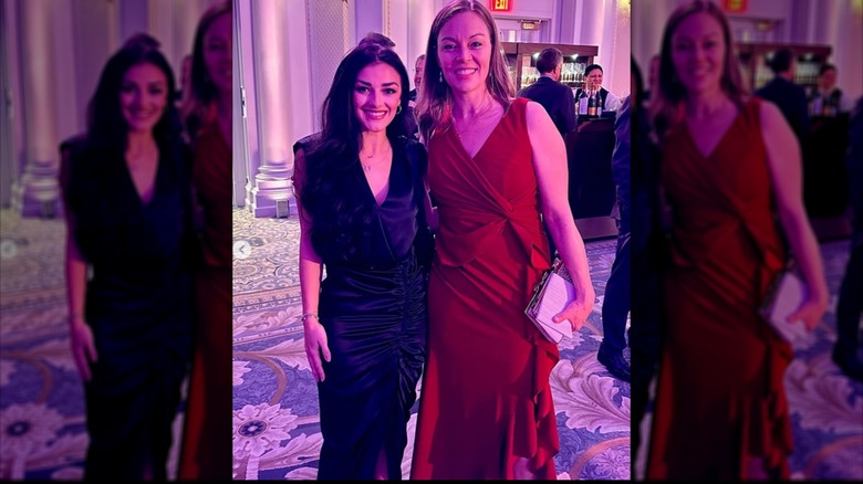 Alexis Wilkins posing with the president of the Independent Women's Forum.