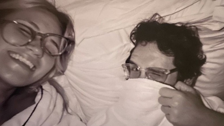 Natalie McQueen and Josh Groban 