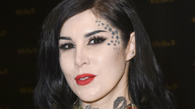 Kat Von D poses for a photo