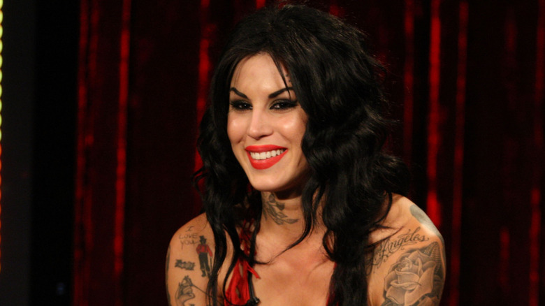 Kat Von D smiling in 2009