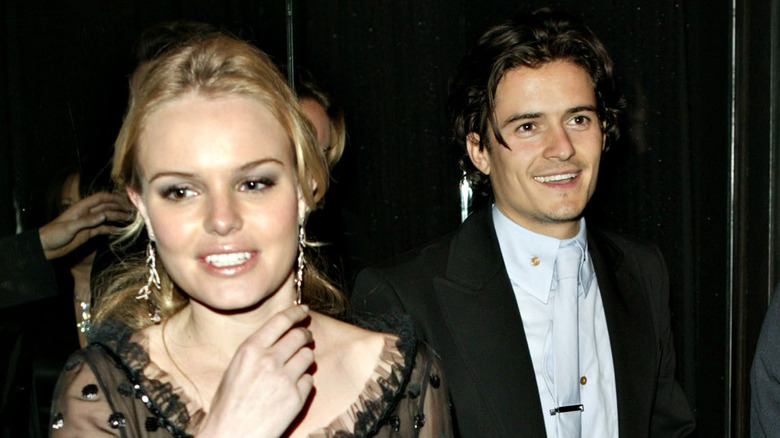 Kate Bosworth and Orlando Bloom are pictured together in 2004