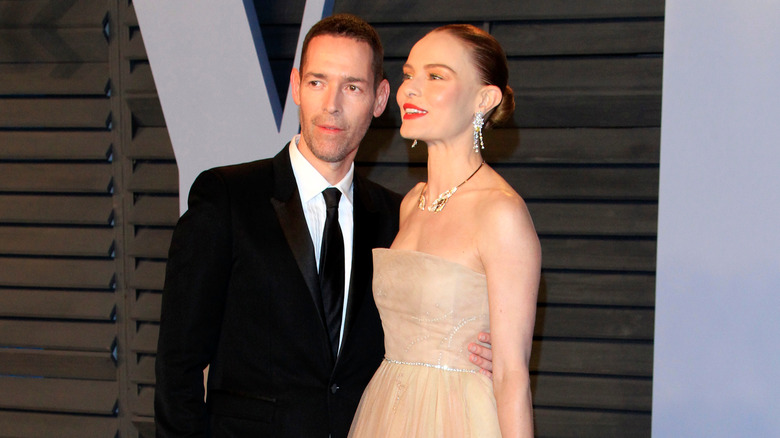 Kate Bosworth and Michael Polish at the Vanity Fair Oscar Party 2018