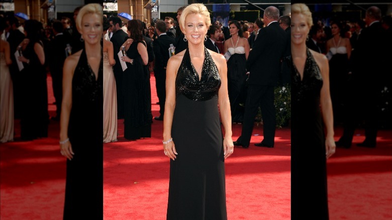 Kate Gosselin smiling on red carpet