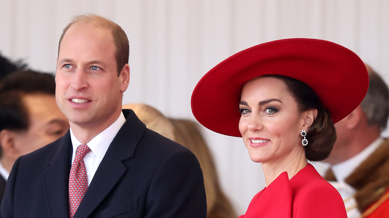 Prince William and Kate Middleton pose in 2023