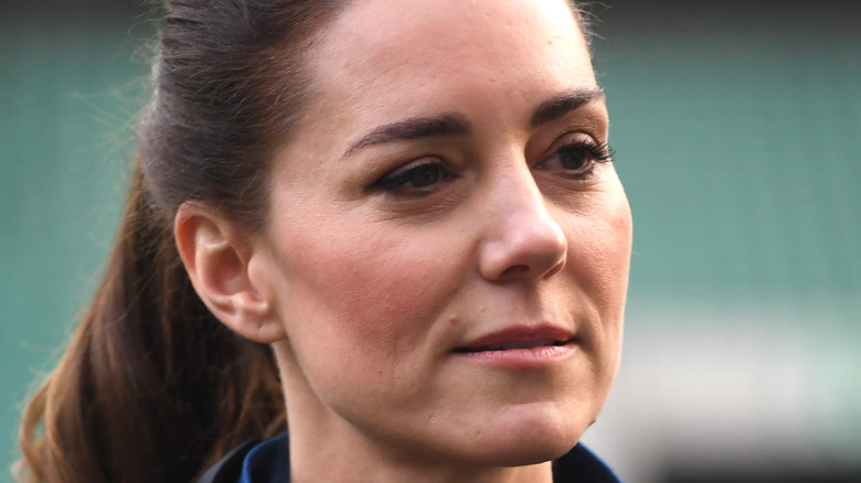 Kate Middleton looking away