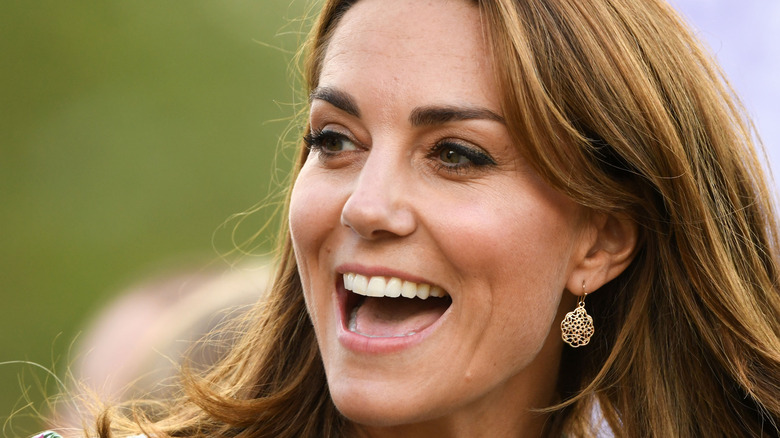 Kate Middleton grinning