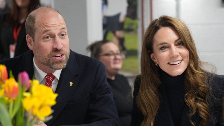 Prince William and Kate Middleton smiling