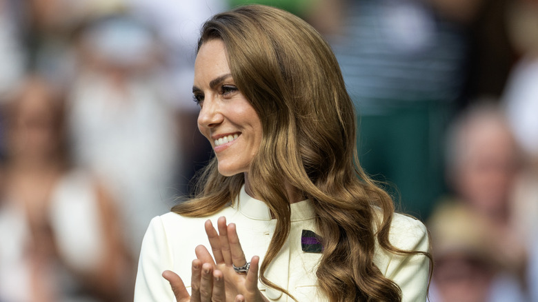 Kate Middleton at the Wimbledon women's final.