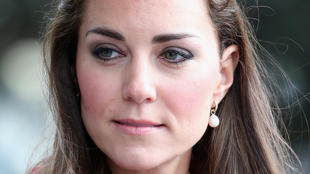 Kate Middleton staring