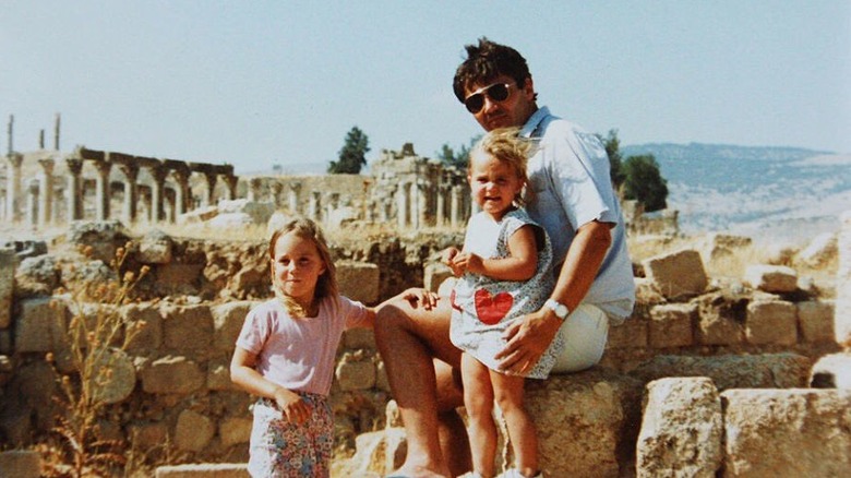 Kate, Pippa and Michael Middleton in Jordan