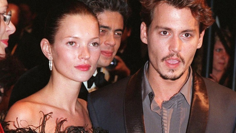 JOHNNY DEPP & supermodel girlfriend KATE MOSS at Cannes Film Festival