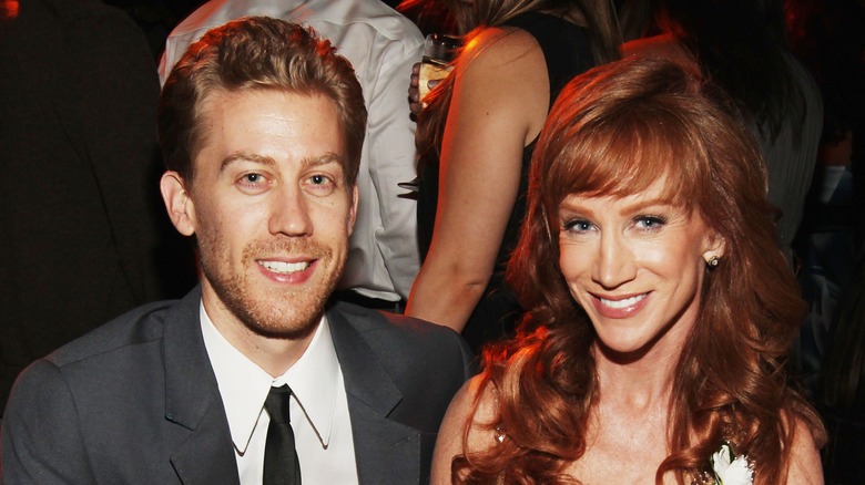 Kathy Griffin and Randy Bick pose in 2011