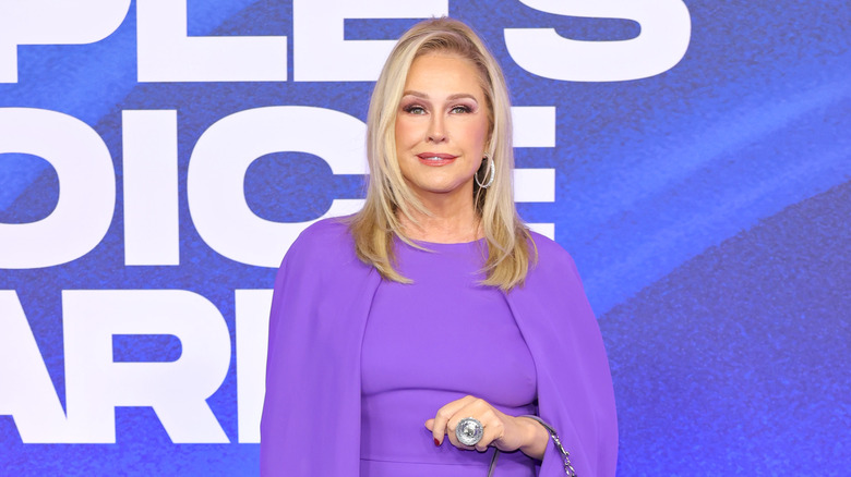 Kathy Hilton People's Choice Awards purple dress