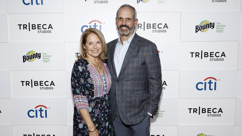 Katie Couric John Molner at an event