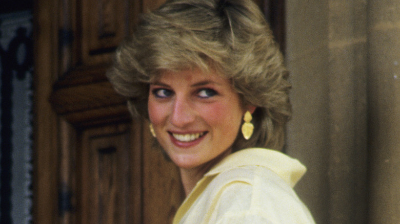 Princess Diana smiling