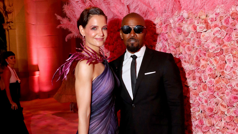 Katie Holmes and Jamie Foxx at the 2019 Met Gala Celebrating Camp