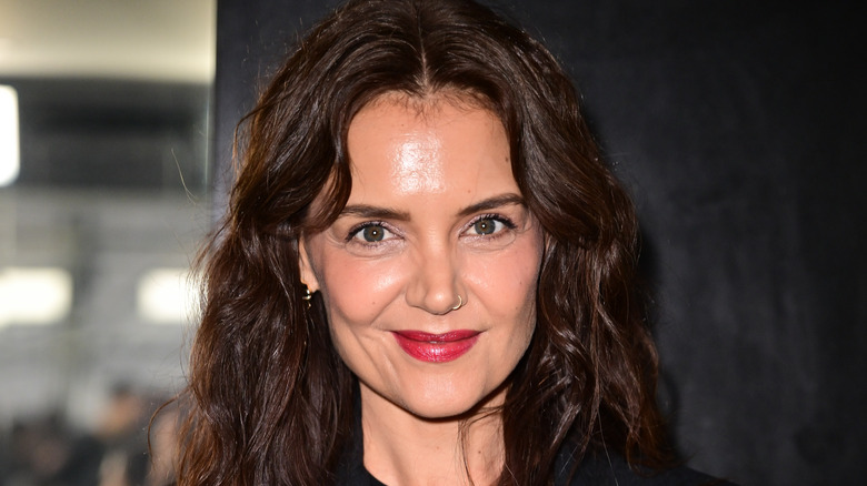 Katie Holmes smiling in close-up