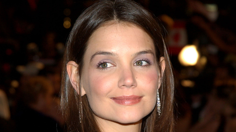 Katie Holmes smiling in close-up