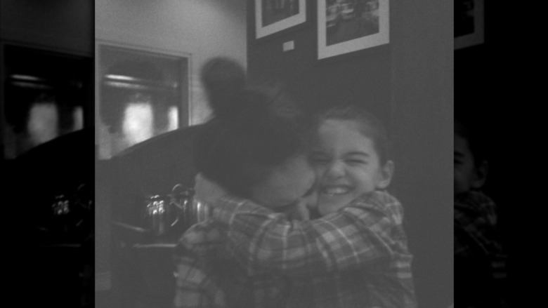 Katie Holmes and Suri Cruise hugging