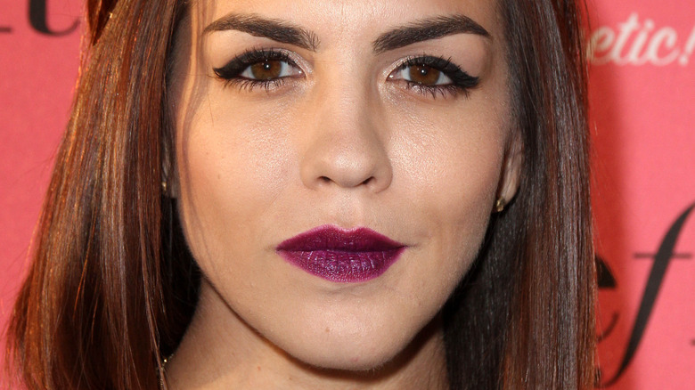Katie Maloney berry lipstick