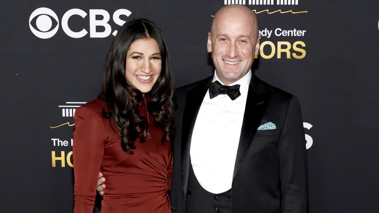 Katie and Stephen Miller smile while attending the Kennedy Center Honors in 2025