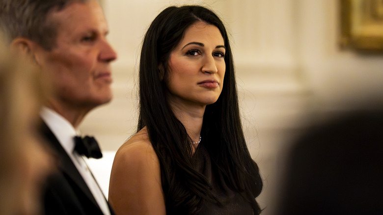 Katie Miller pictured in February 2026.