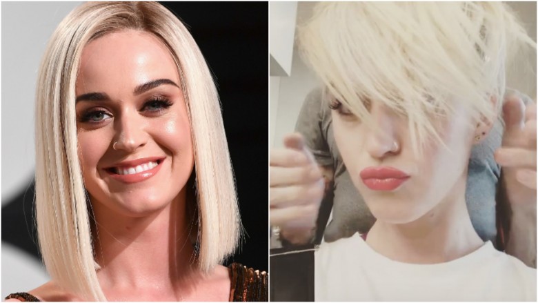Katy Perry unleashes goddess locks as she unveils heavenly new look   Mirror Online