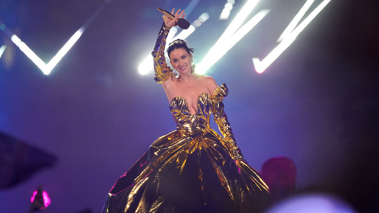 Katy Perry performing