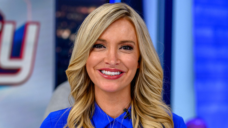 Kayleigh McEnany smiling on TV