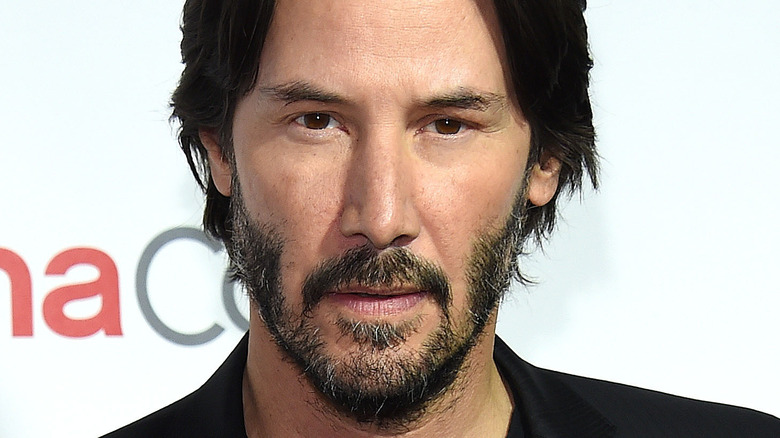 Keanu Reeves with a beard